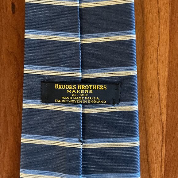 VTG Brooks Brothers Silk Horizontal Stripe Tie Collection - Picture 4 of 5